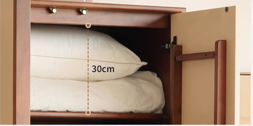 Oak Solid Wood Antique Style Wardrobe.