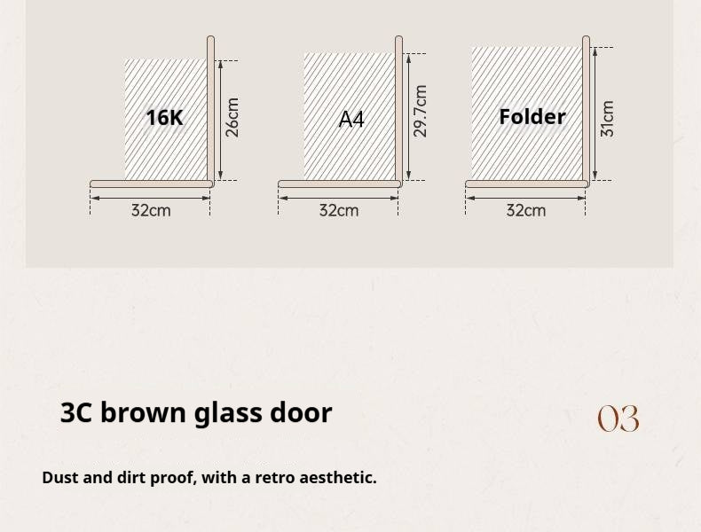 Sandalwood Solid Wood Combination Bookcase