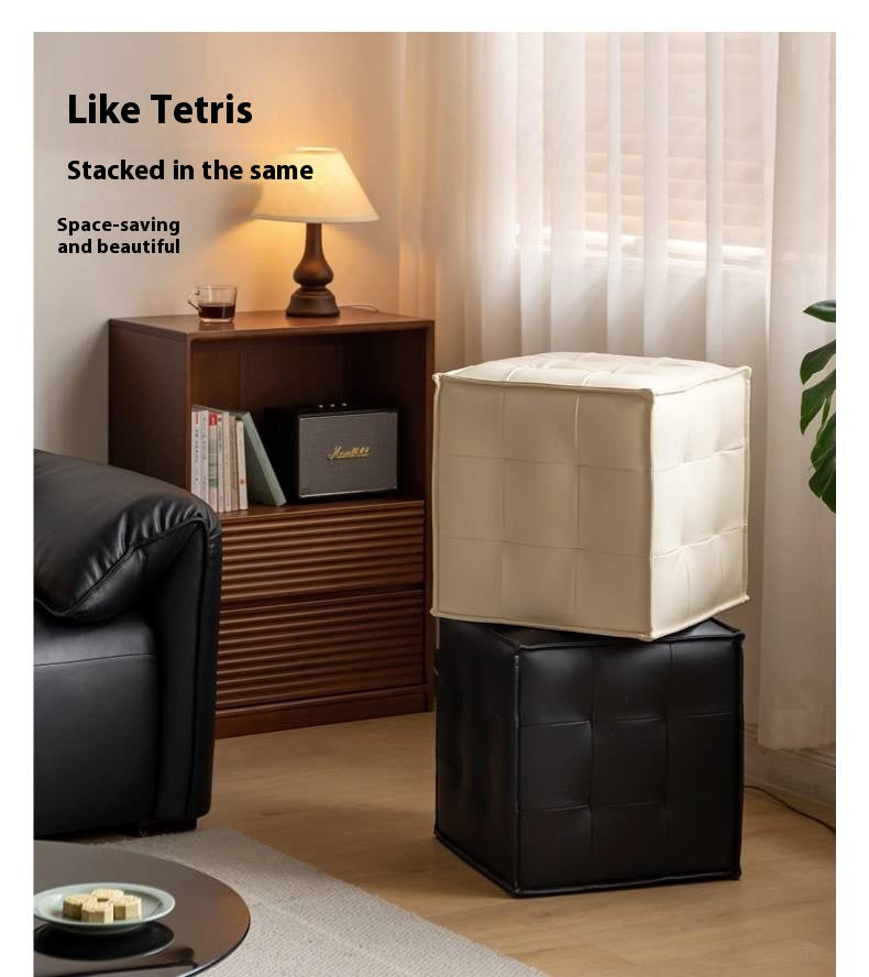 Leather Modern Simple Style Dressing Stool