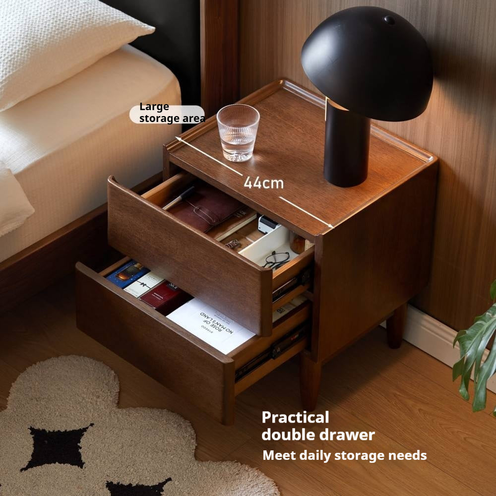 Sandalwood Solid Wood Modern Nightstand