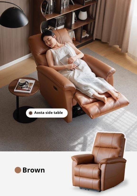 Leather Functional Recliner Electric Sofa