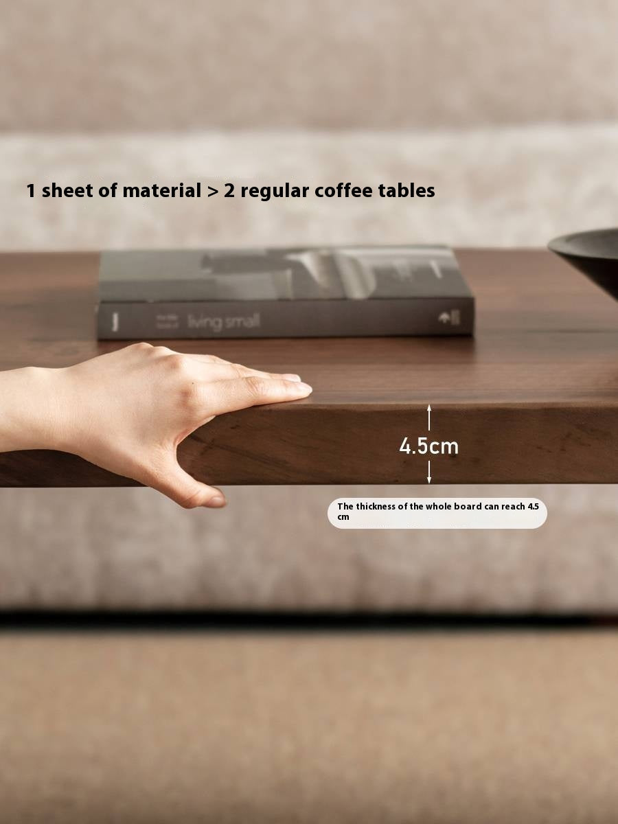 Black Walnut Solid Wood Wabi Sabi Style Coffee Table