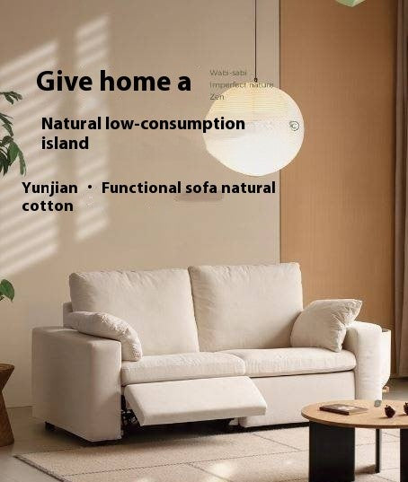 Fabric Sofa Cotton and Linen Electric