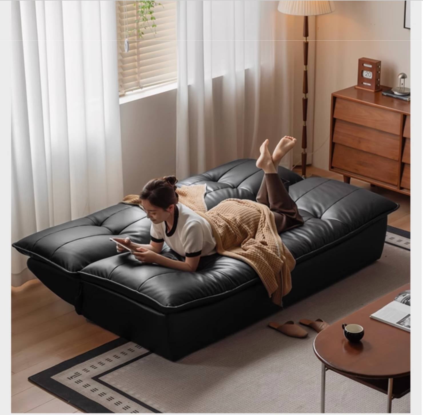 Leather Modern Style Sofa