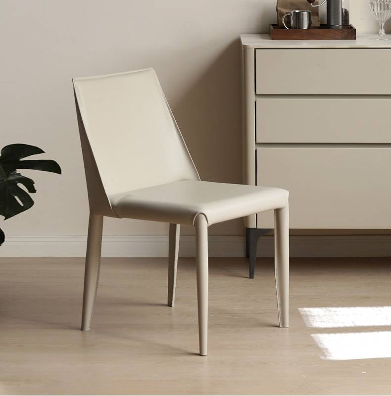 Set pcs 4 Leather Soft Nordic Style Dining Chair