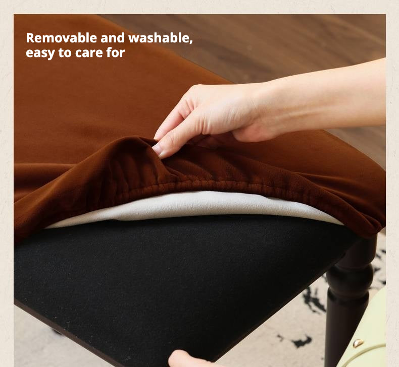 Beech Solid Wood American Retro Style Makeup Stool