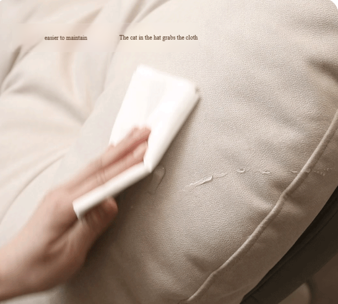 Fabric Retro Rocking Chair