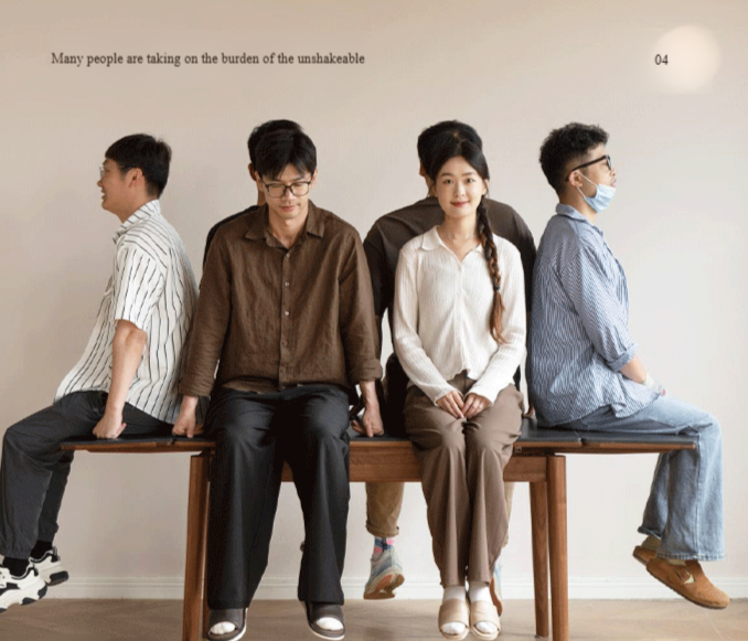 Black Walnut Solid Wood and Rock Plate Dining Table