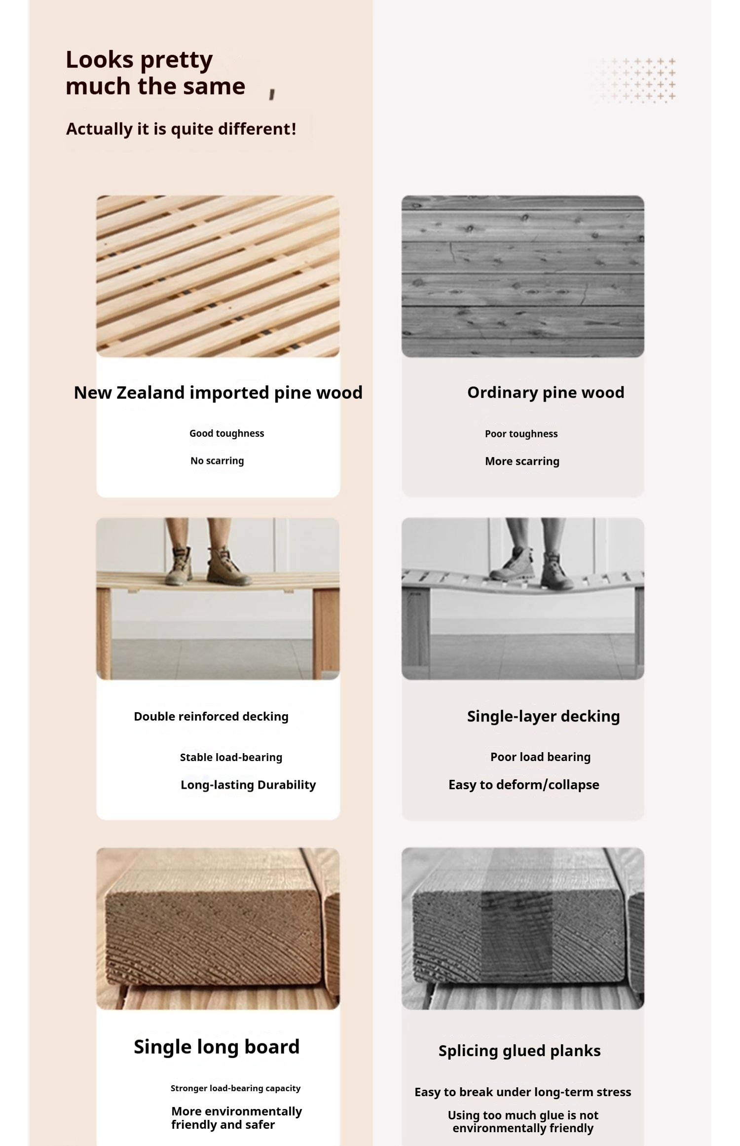 Walnut Solid Wood Three Seat Fabric Sofa