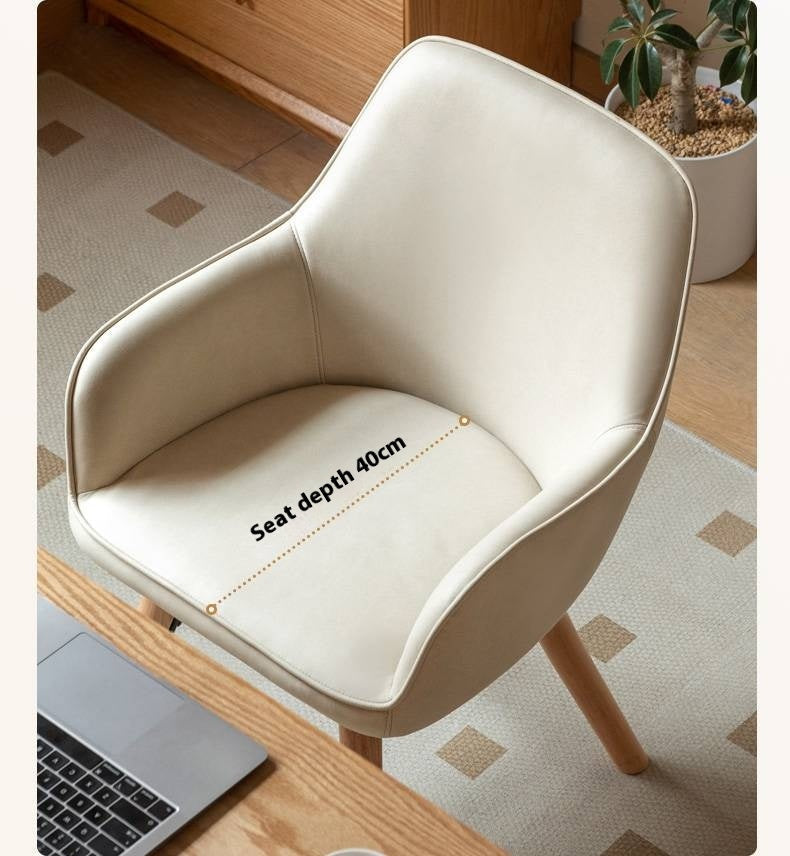 Beech Solid Wood Soft Comfortable Armchair