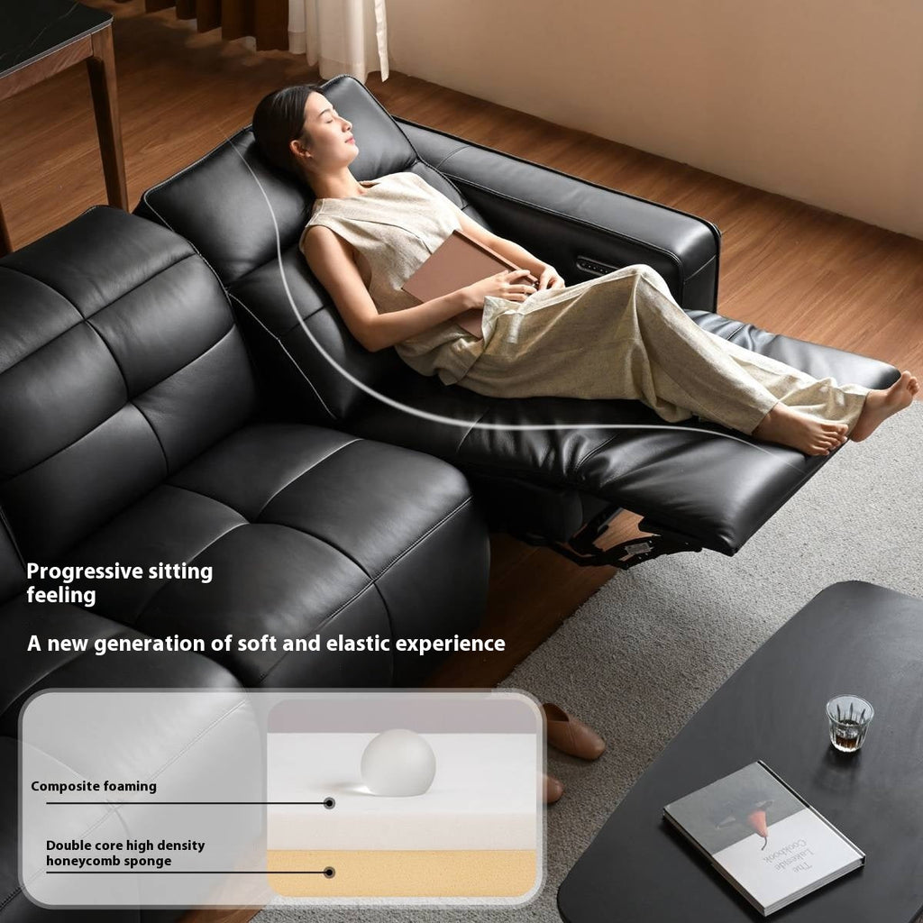 Leather Modern Style Electric Sofa