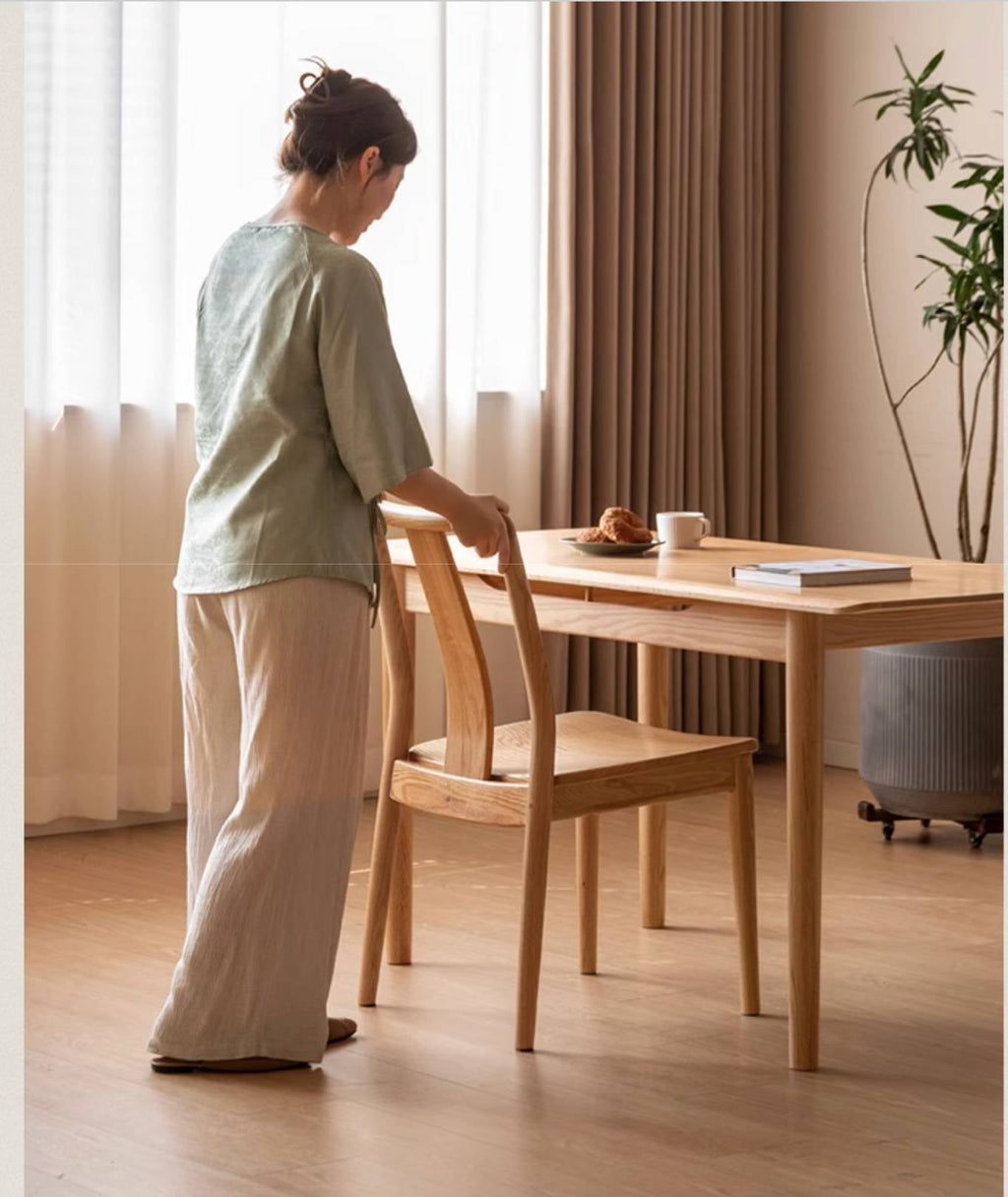 Oak Solid Wood New Chinese Style Dining Chair