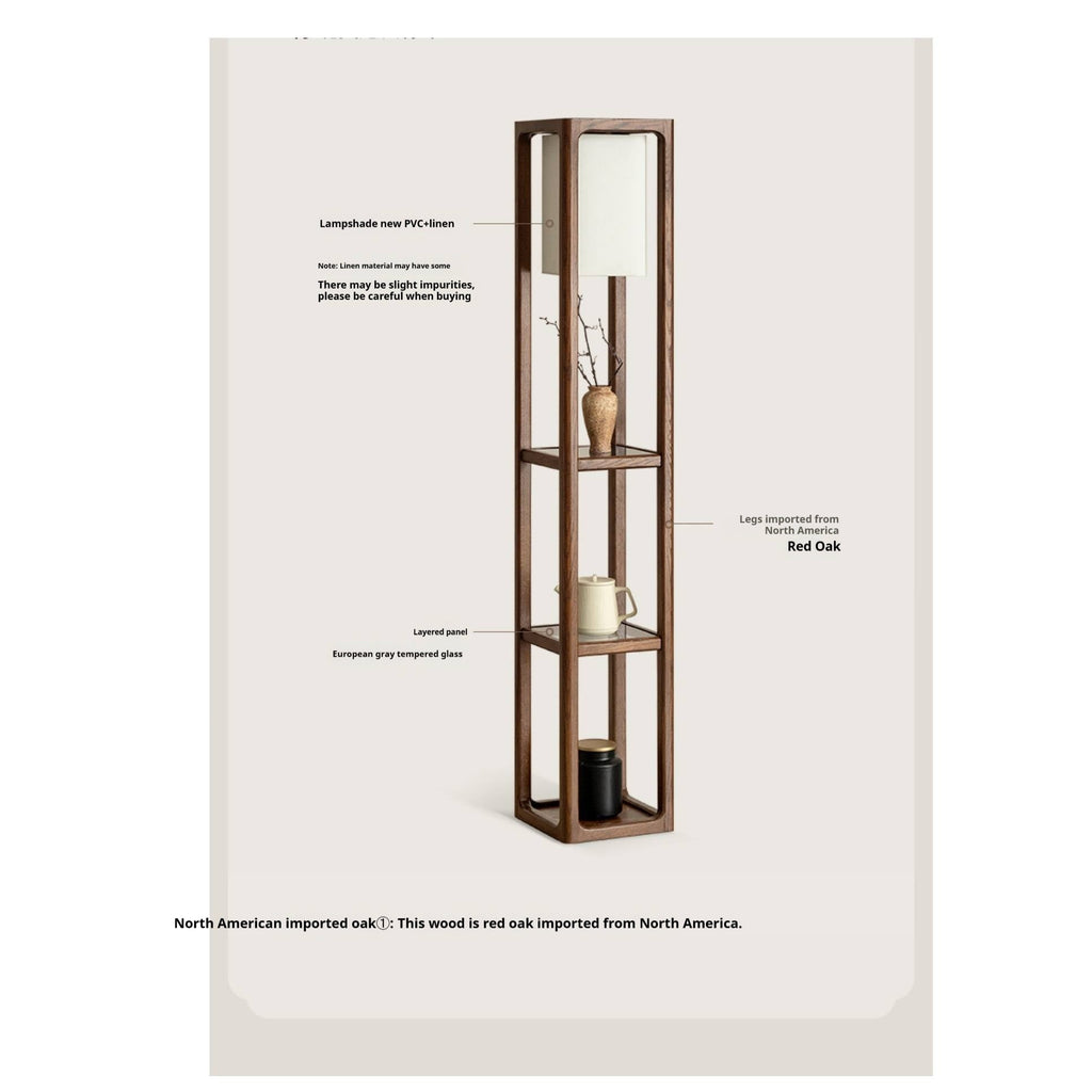 Oak Solid Wood Storage Rack