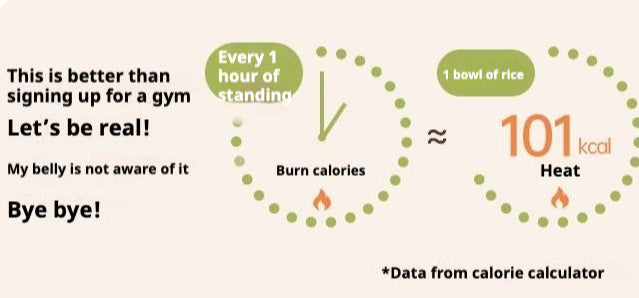 Beech Solid Wood Cream Style Study Electric Lift Desk