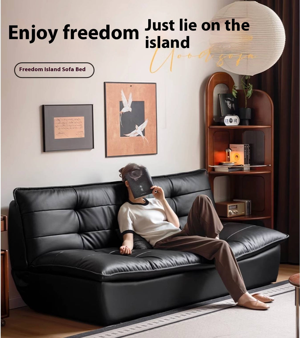 Leather Modern Style Sofa