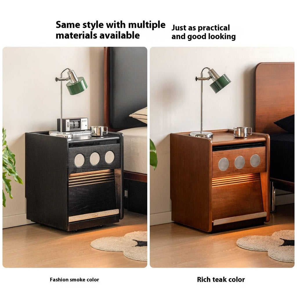 Black Walnut, Cherry, Ash, Poplar Solid Wood Nightstand