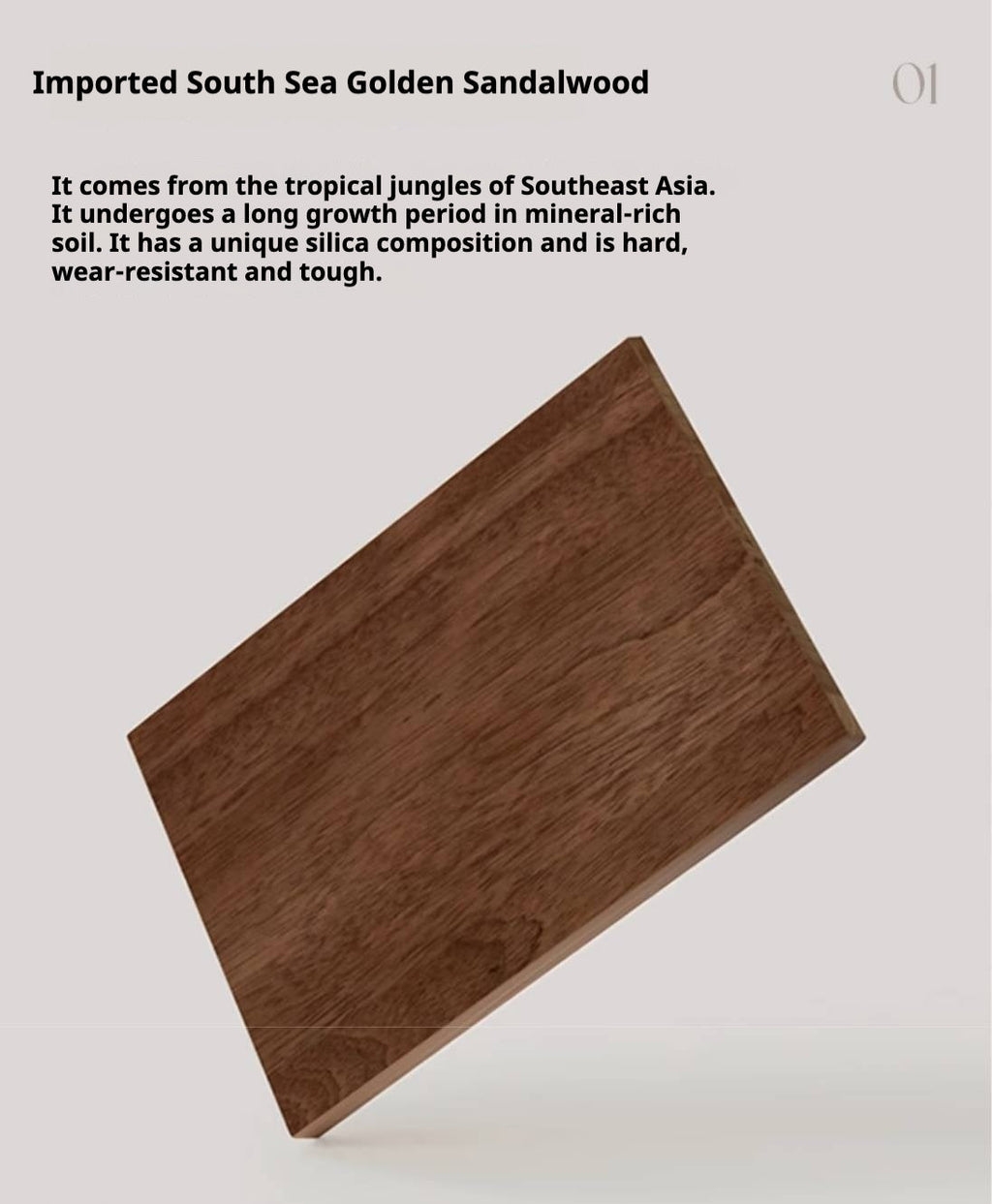 Black Walnut Solid Wood Modern Style Nightstand