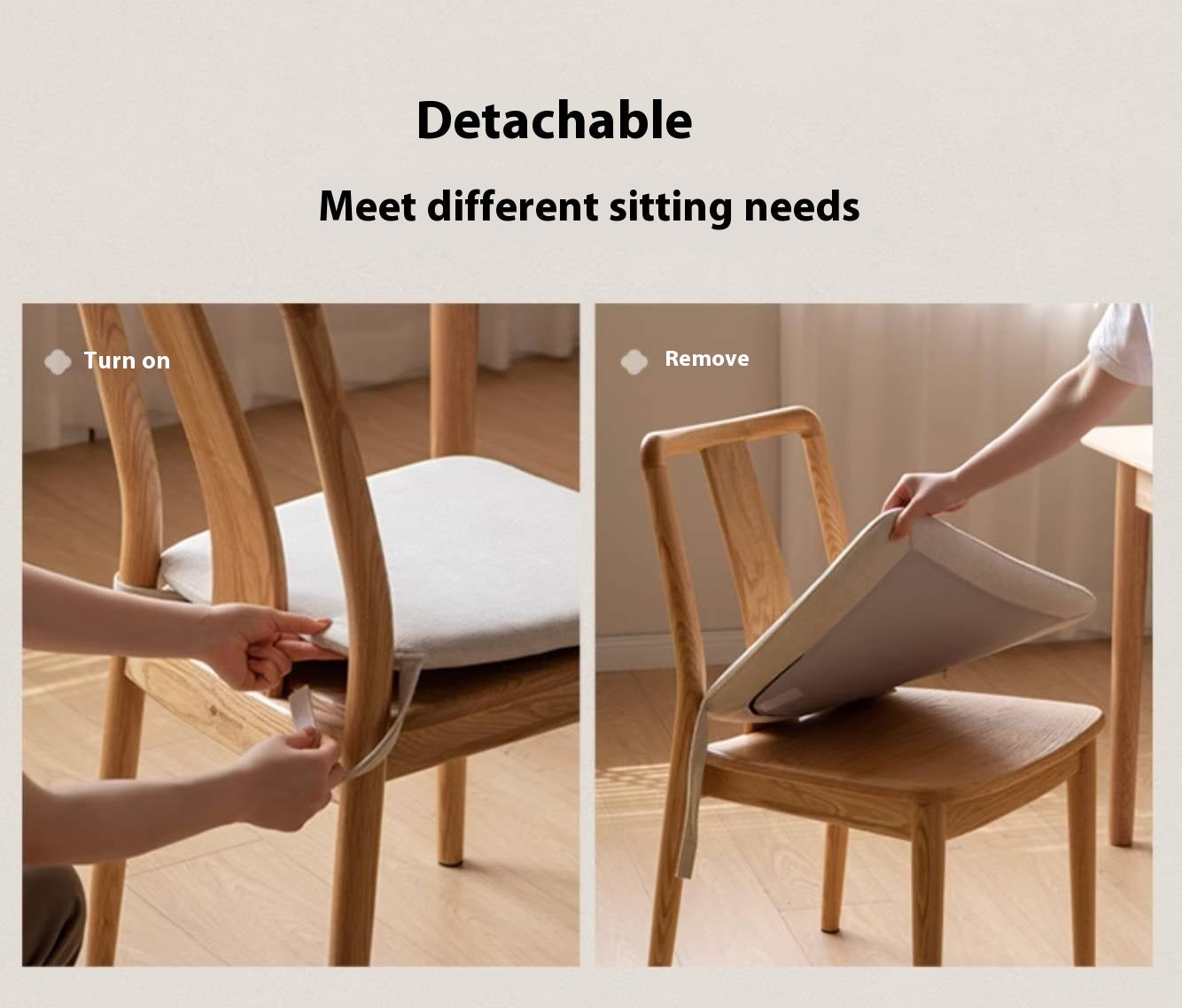 Oak Solid Wood New Chinese Style Dining Chair