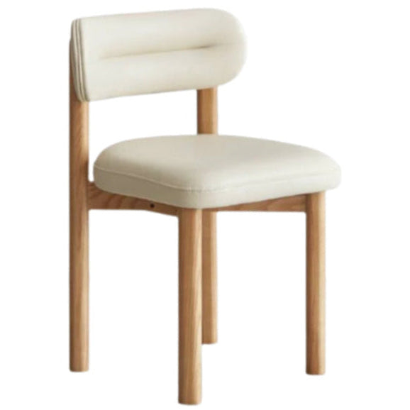Ash Solid Wood Modern Makeup Stool