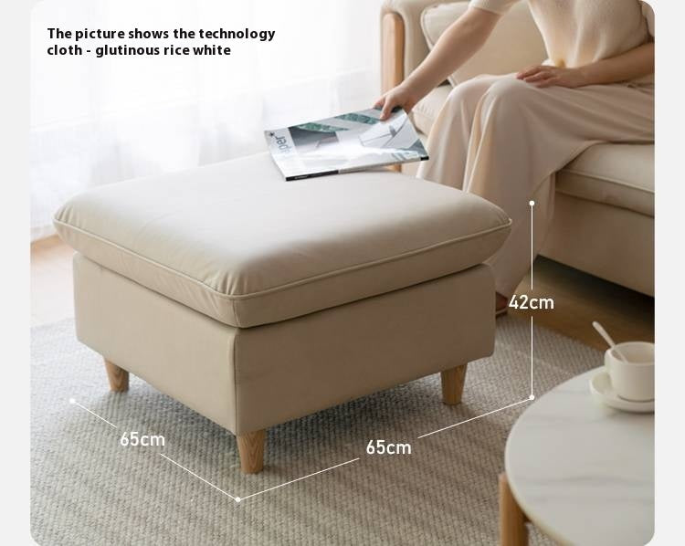 Fabric Soft Footstool Modern And Simple  Footrest-