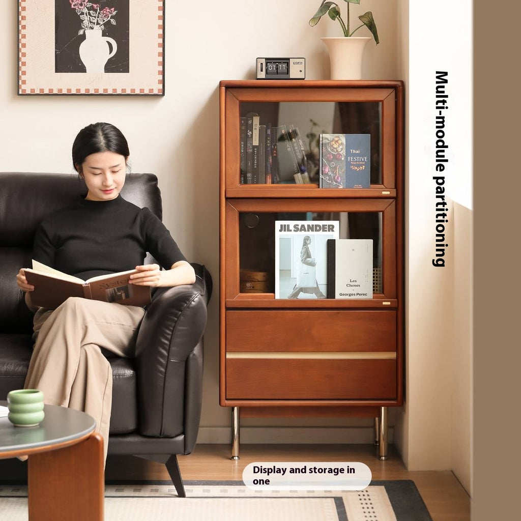 Poplar Solid Wood Ancient Style Side Cabinet