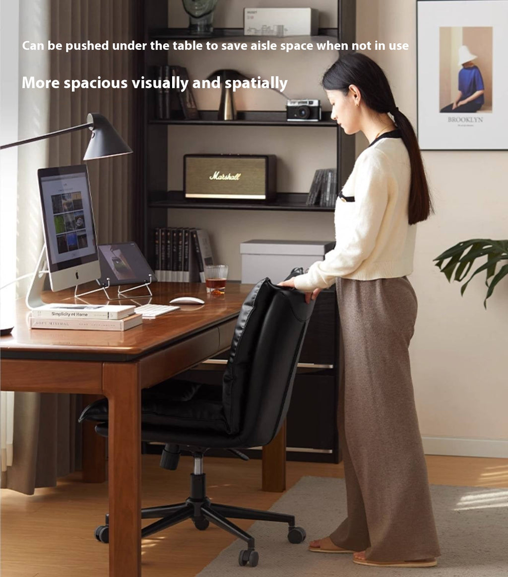 Leather Modern Simple Rotating Office Chair