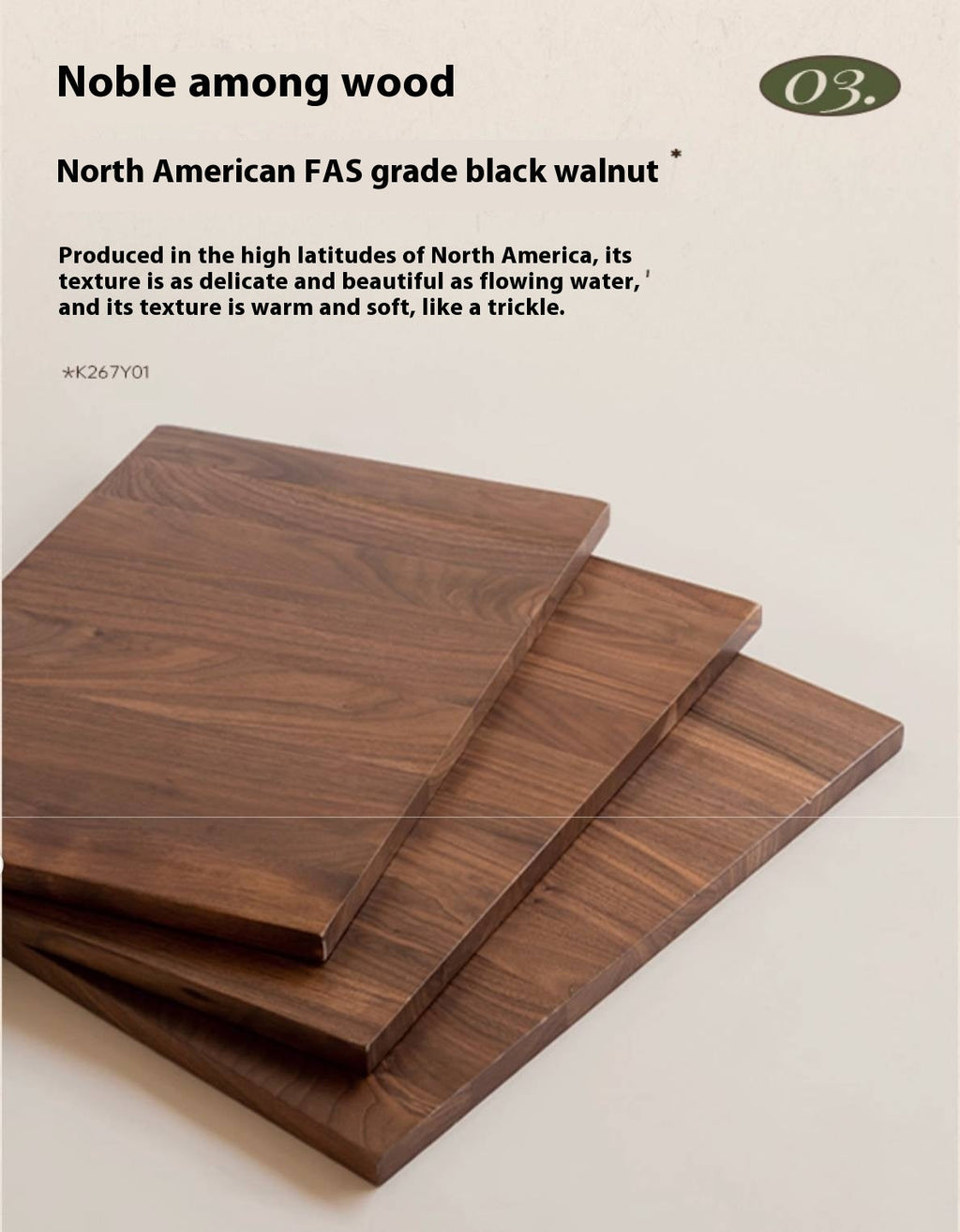 Poplar, Black Walnut Solid Wood American Style Bookcase