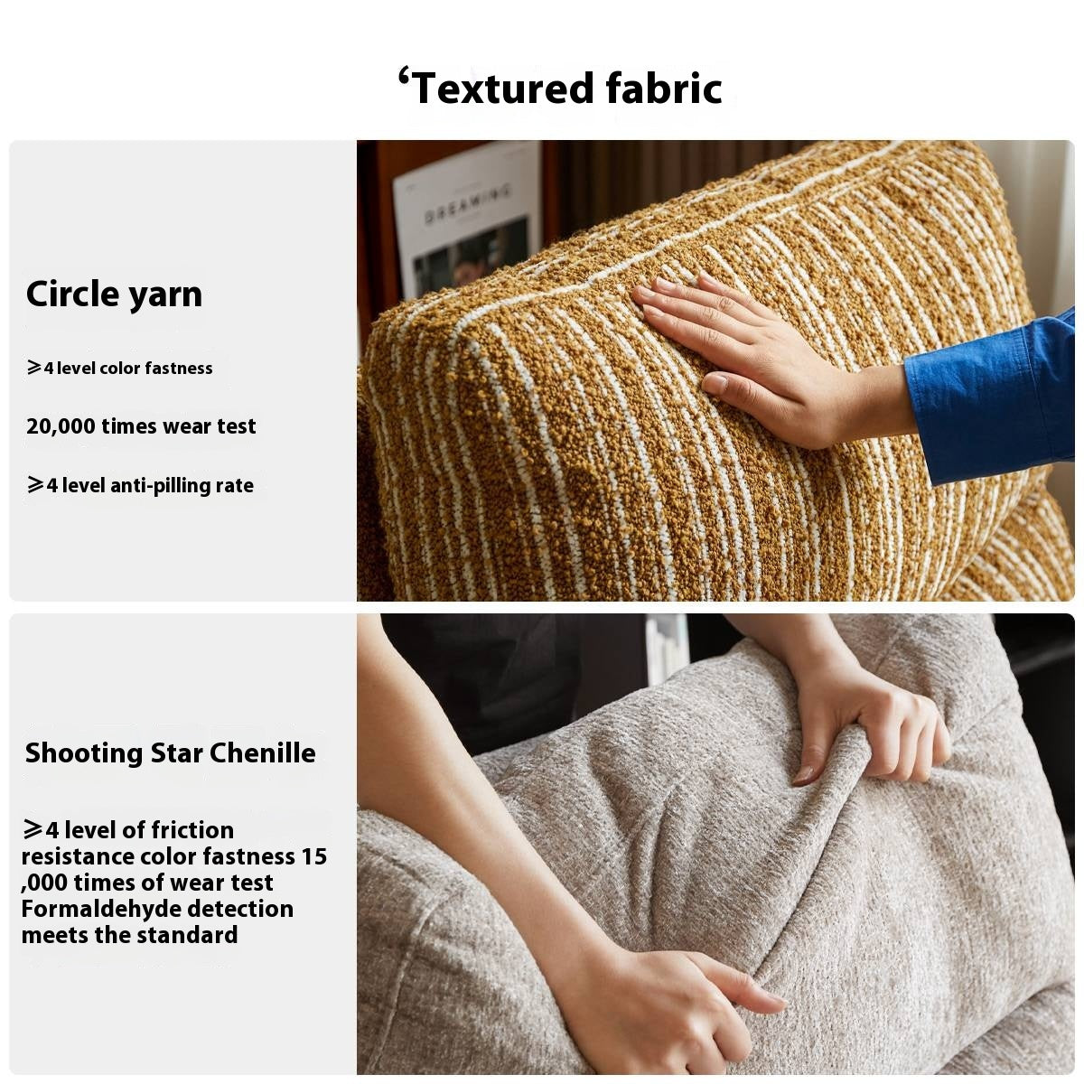 Fabric Modern Style Armchair