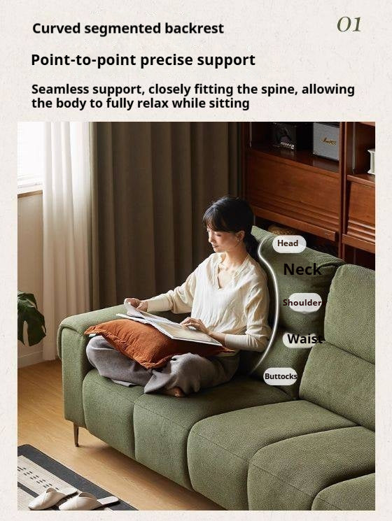 Fabric Electric-Retractable Sofa