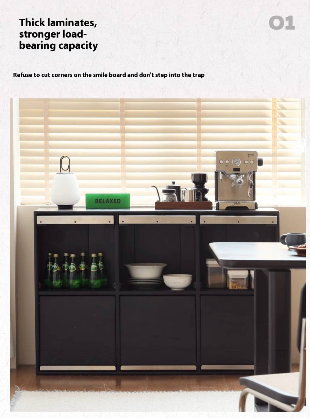 Oak Solid Wood Bauhaus Bookcase Module Combination