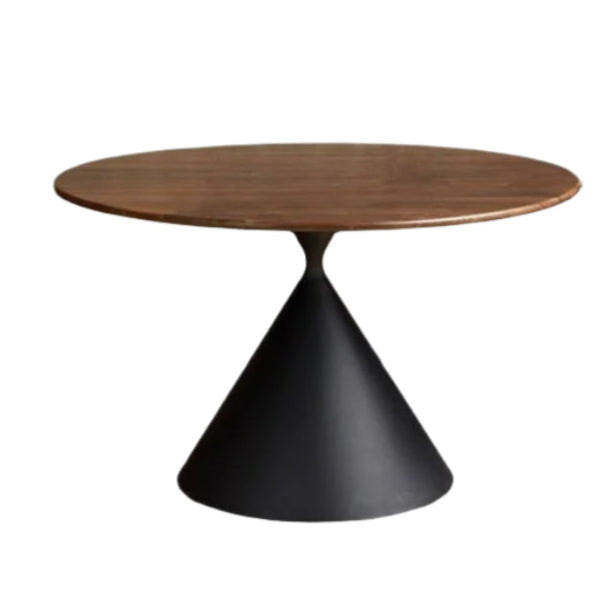 Black Walnut Solid Wood Light Luxury Style Dining Table