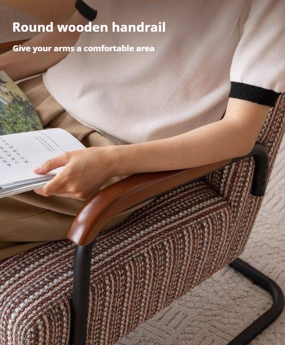 Fabric Sofa Middle Retro Chair