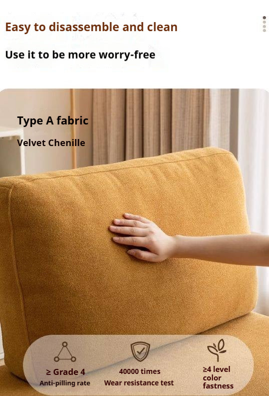 Beech Solid Wood Fabric Sofa Free Combination