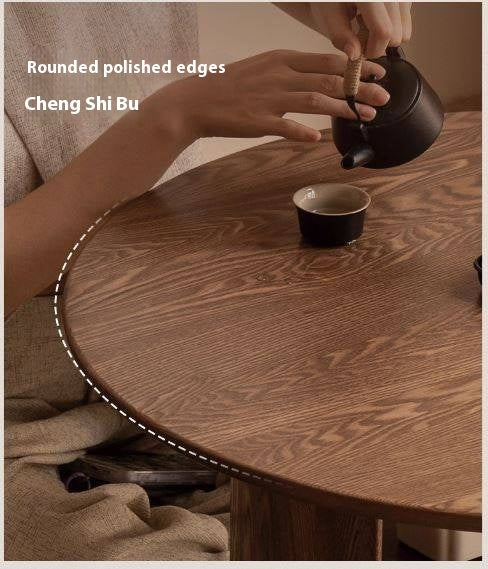 Ash Solid Wood Dual Use Tea Table