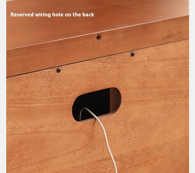 Poplar Solid Wood Ancient Style TV Stand Combination.