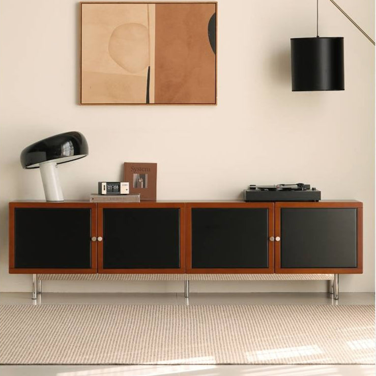 Poplar Solid Wood Bauhaus TV Stand