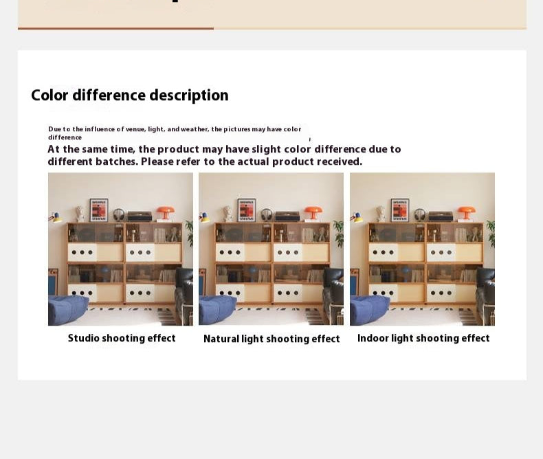 Cherry Solid Wood Ancient Style Bookcases