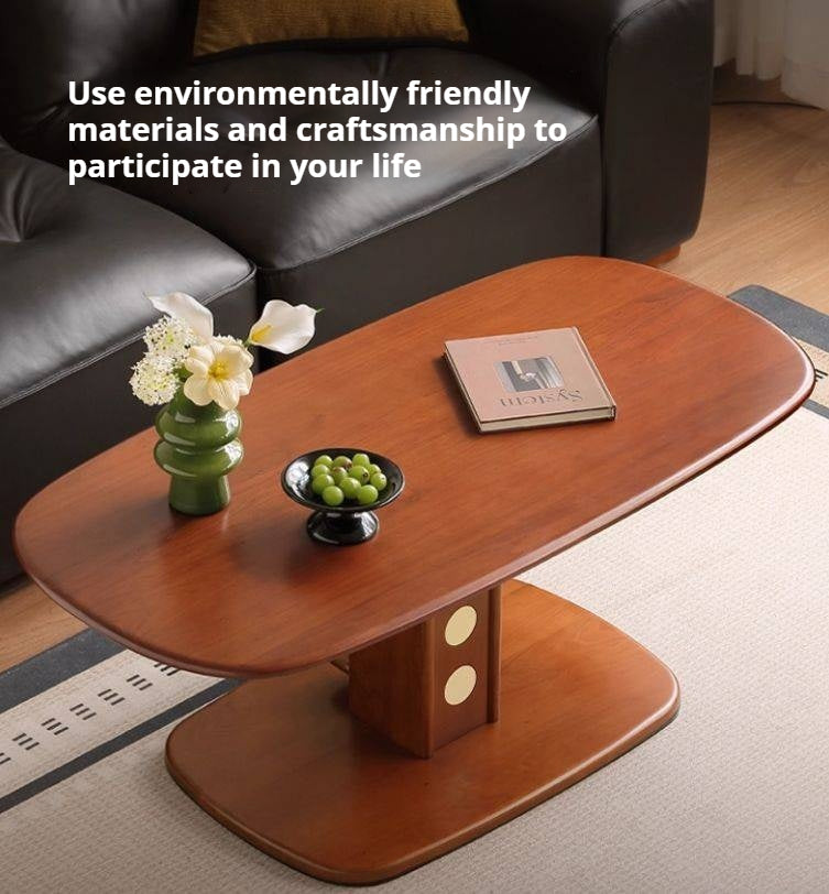 Poplar Solid Wood Ancient Style Elevating Tea Table