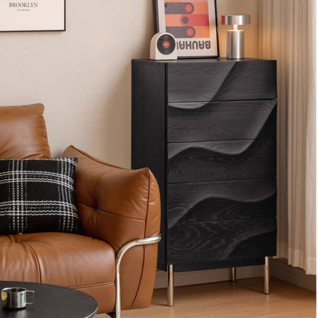 Oak Solid Wood Bauhaus Chest of Drawers