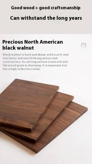 Black Walnut Solid Wood Tea Chair