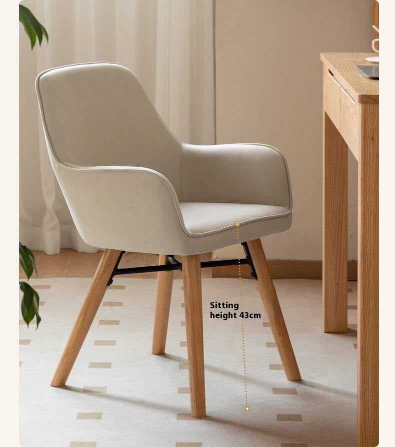 Beech Solid Wood Soft Comfortable Armchair