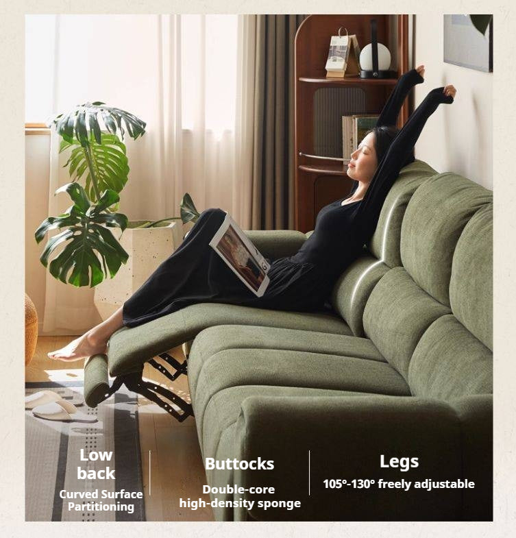 Fabric Electric-Retractable Sofa